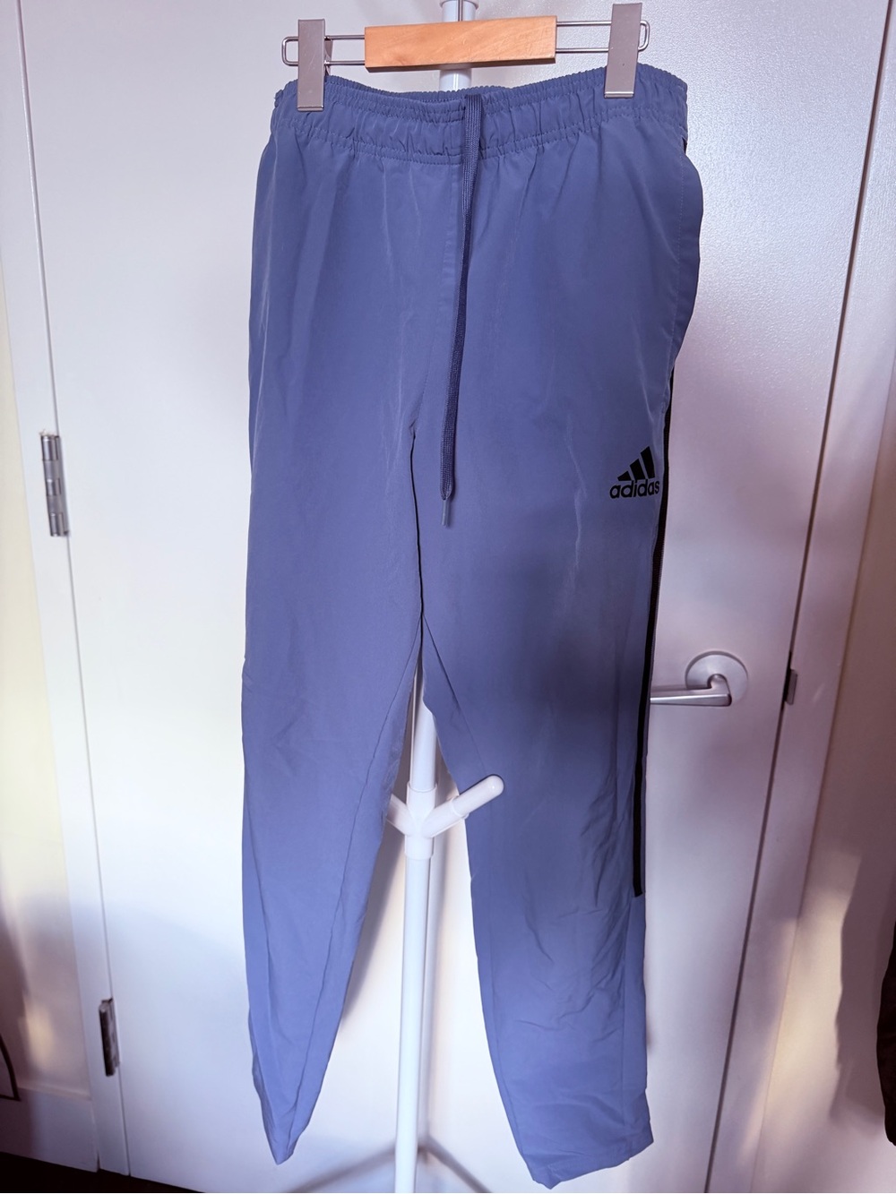 adidas Youth Navy Jogger Pants with Black Logo